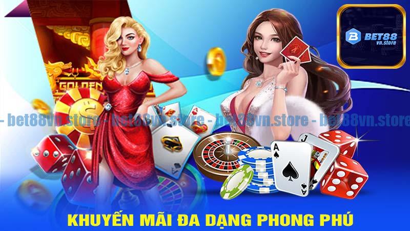 Bet88 Khuyến mãi đa dạng