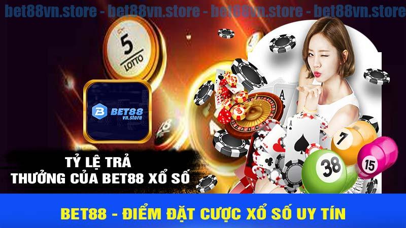 Tỷ lệ trả thưởng của bet88 xổ số