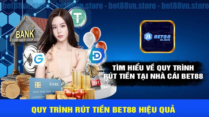 Quy trình rút tiền bet88 chi tiết